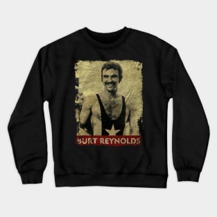 TEXTURE ART-Burt Reynolds - RETRO STYLE 4 Crewneck Sweatshirt